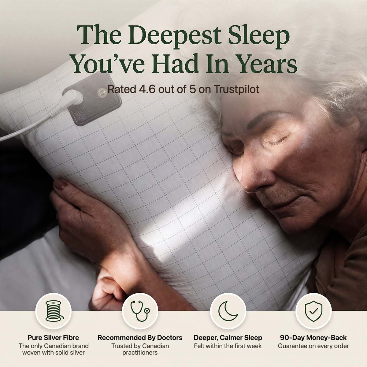 The deepest sleep you have had in years. Rated 4.6 out of 5 on Trustpilot.