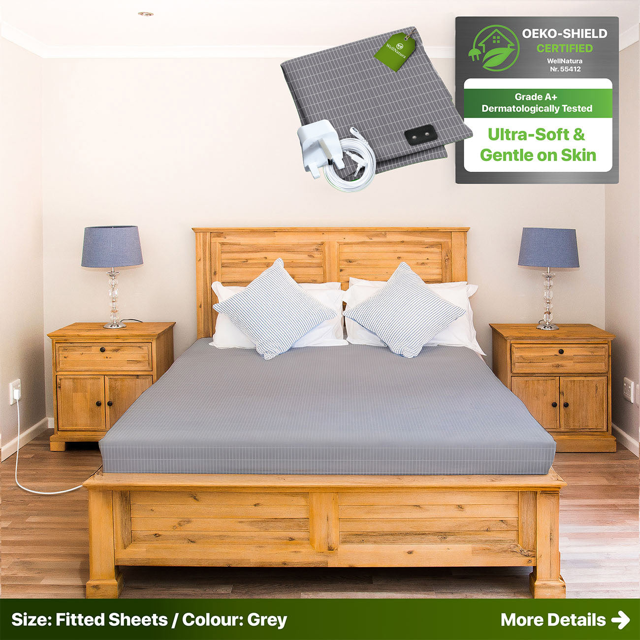 Grounding Sheet for Better Sleep & Health